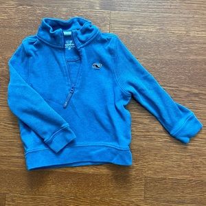Vineyard Vines 2T light blue half zip sweatshirt